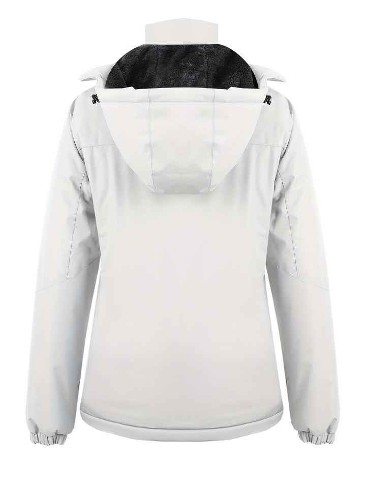 Sierra | Women's Waterproof Ski Jacket with Fleece-Lined Hood