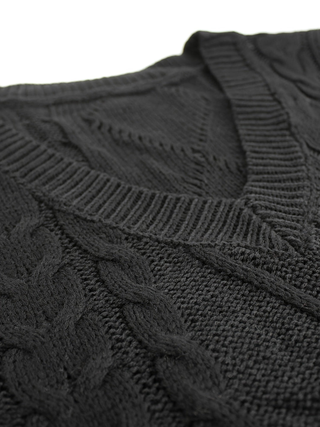 Wrenley | Women's Cable Knit V-Neck Sweater Vest