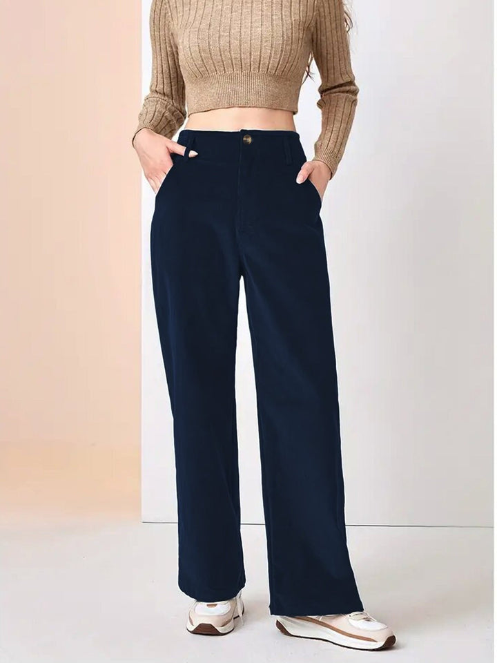 Verity | Women's Relaxed Wide-Leg Corduroy Pants