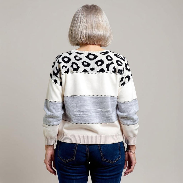 Pascalina | Leopard Print Casual Sweater