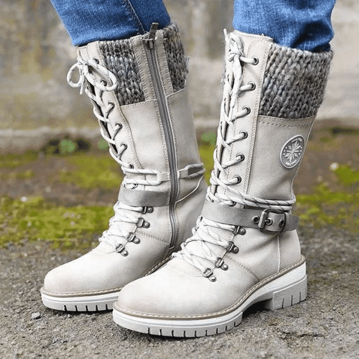 FrostLuxe™ | Waterproof Lace-Up Boots
