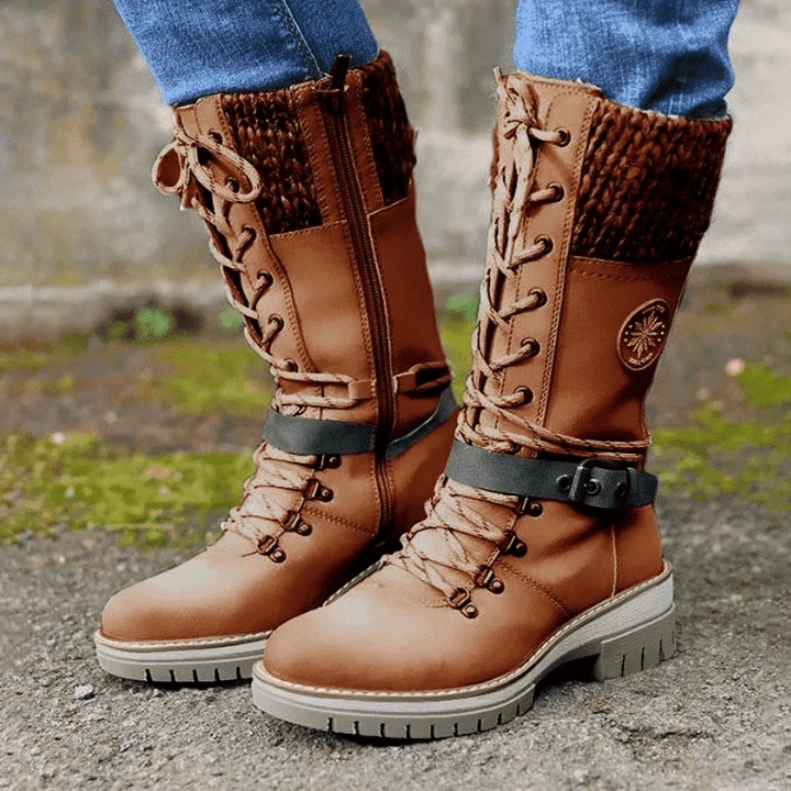 FrostLuxe™ | Waterproof Lace-Up Boots