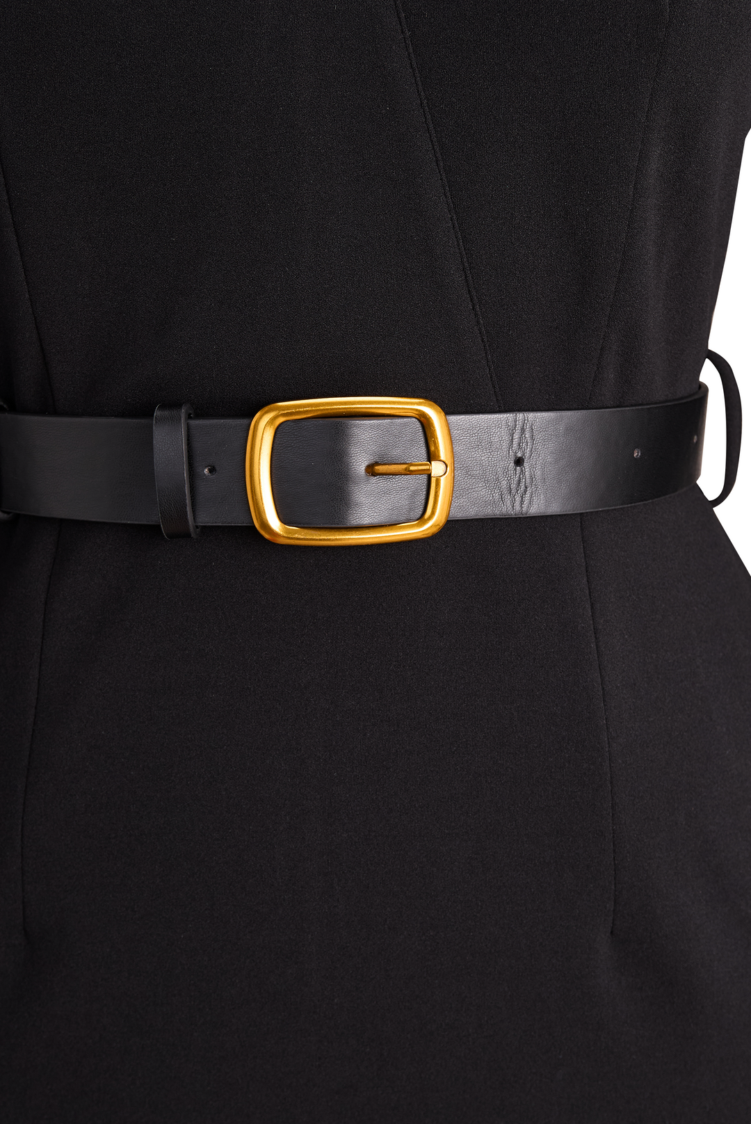 Rosie™- Refined Dress With Belt and Mandarin Collar
