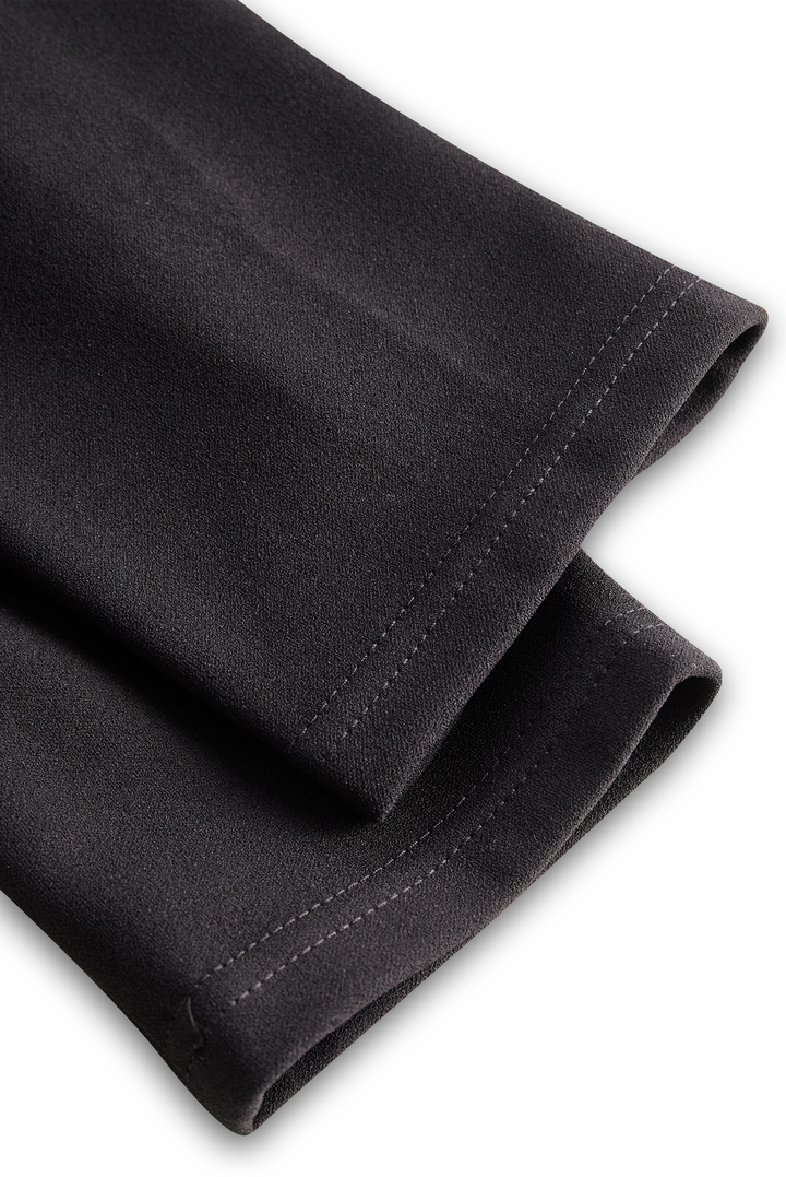 Rosie™- Refined Dress With Belt and Mandarin Collar