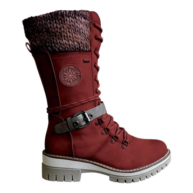 FrostLuxe™ | Waterproof Lace-Up Boots