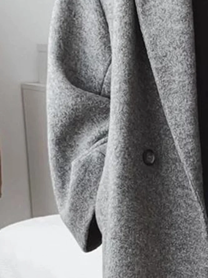Fiona | Women's Oversized Long Overcoat with Notch Lapel