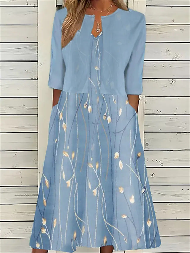 Zendaya | Chic Two Piece Midi Dress