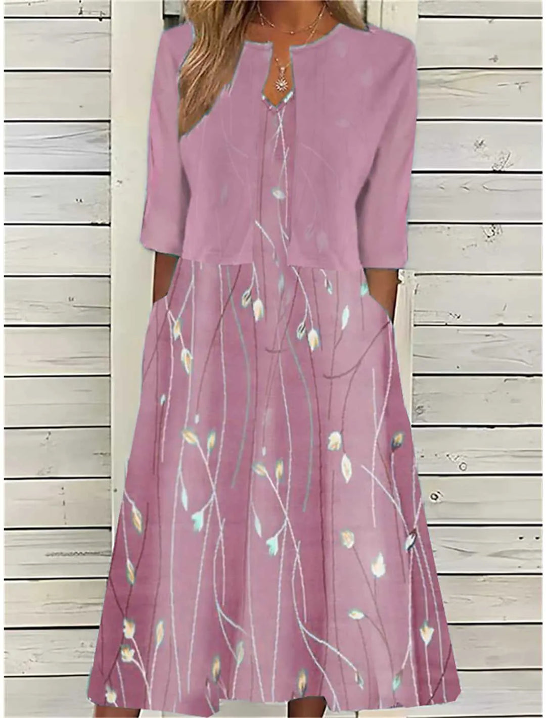 Zendaya | Chic Two Piece Midi Dress