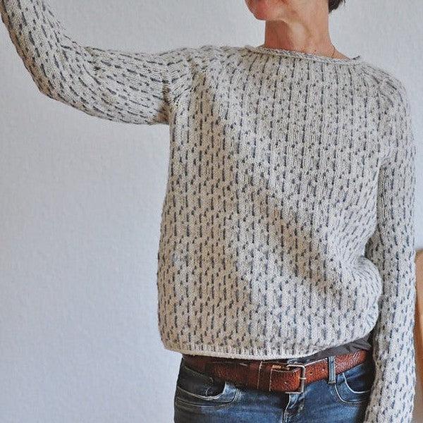 Sorynith | Women's Marled Boat Neck Knit Sweater