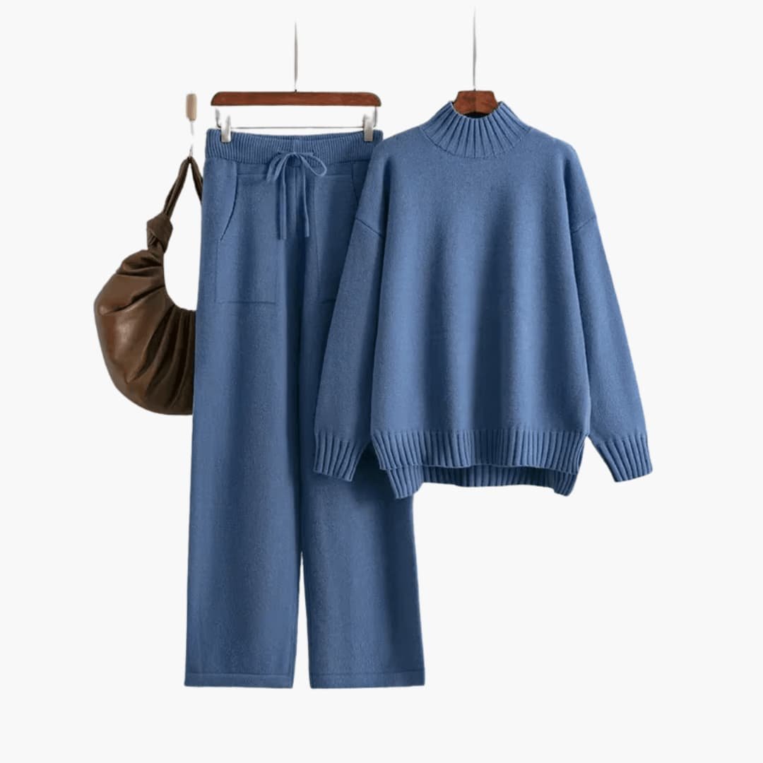 Faustine | Women's Mock Neck Sweater Set