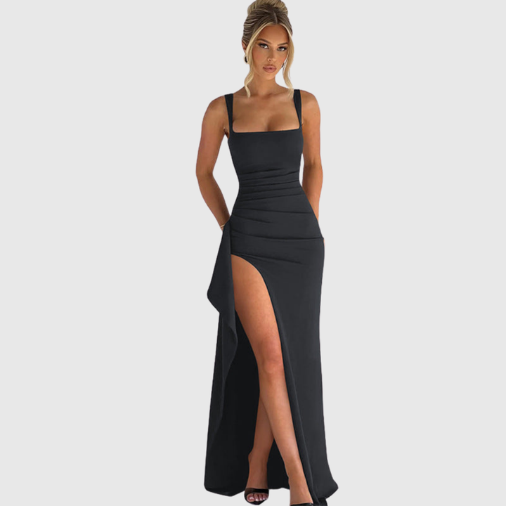 Elegant Bodycon Maxi Dress Formal Evening Gown