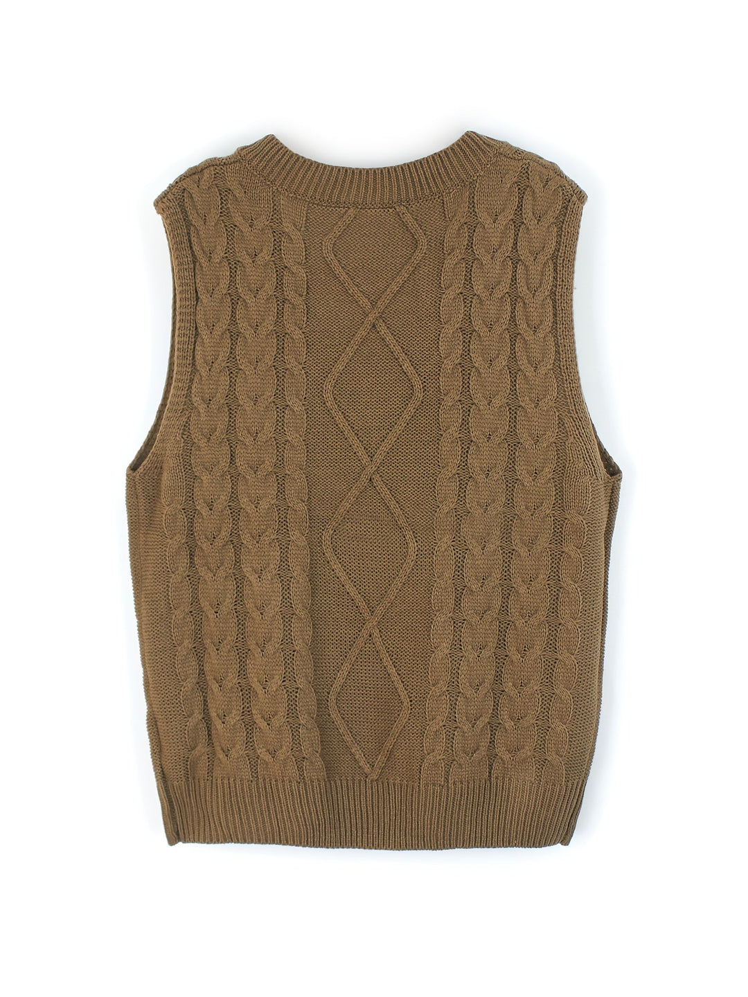 Wrenley | Women's Cable Knit V-Neck Sweater Vest