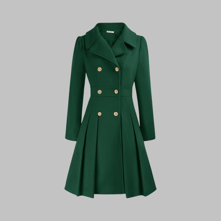 Dami | Women's Fit and Flare Double-Breasted Coat