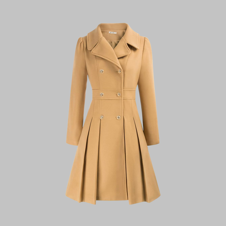 Dami | Women's Fit and Flare Double-Breasted Coat