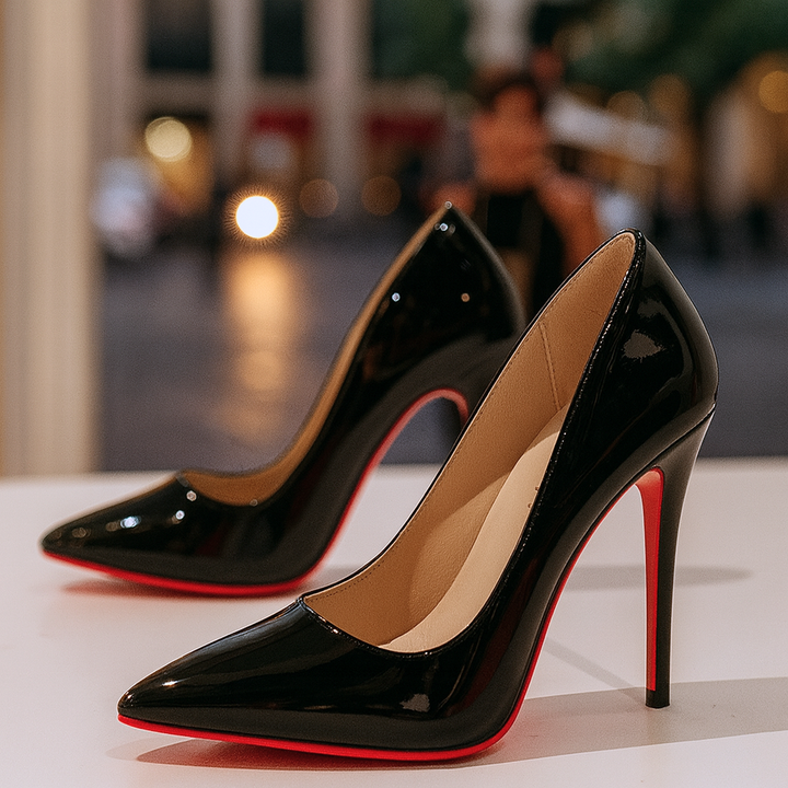 Patent Leather Pointed Toe Stiletto Heel Pump