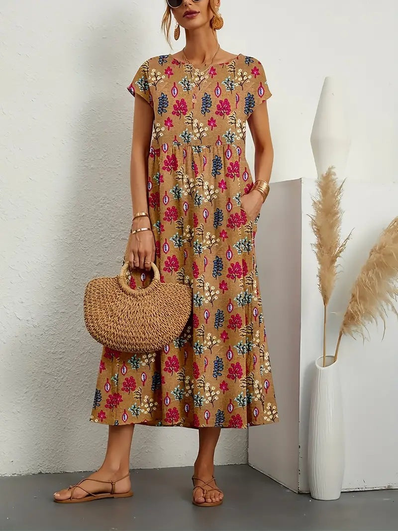 Roxanne - Chic Floral Dress