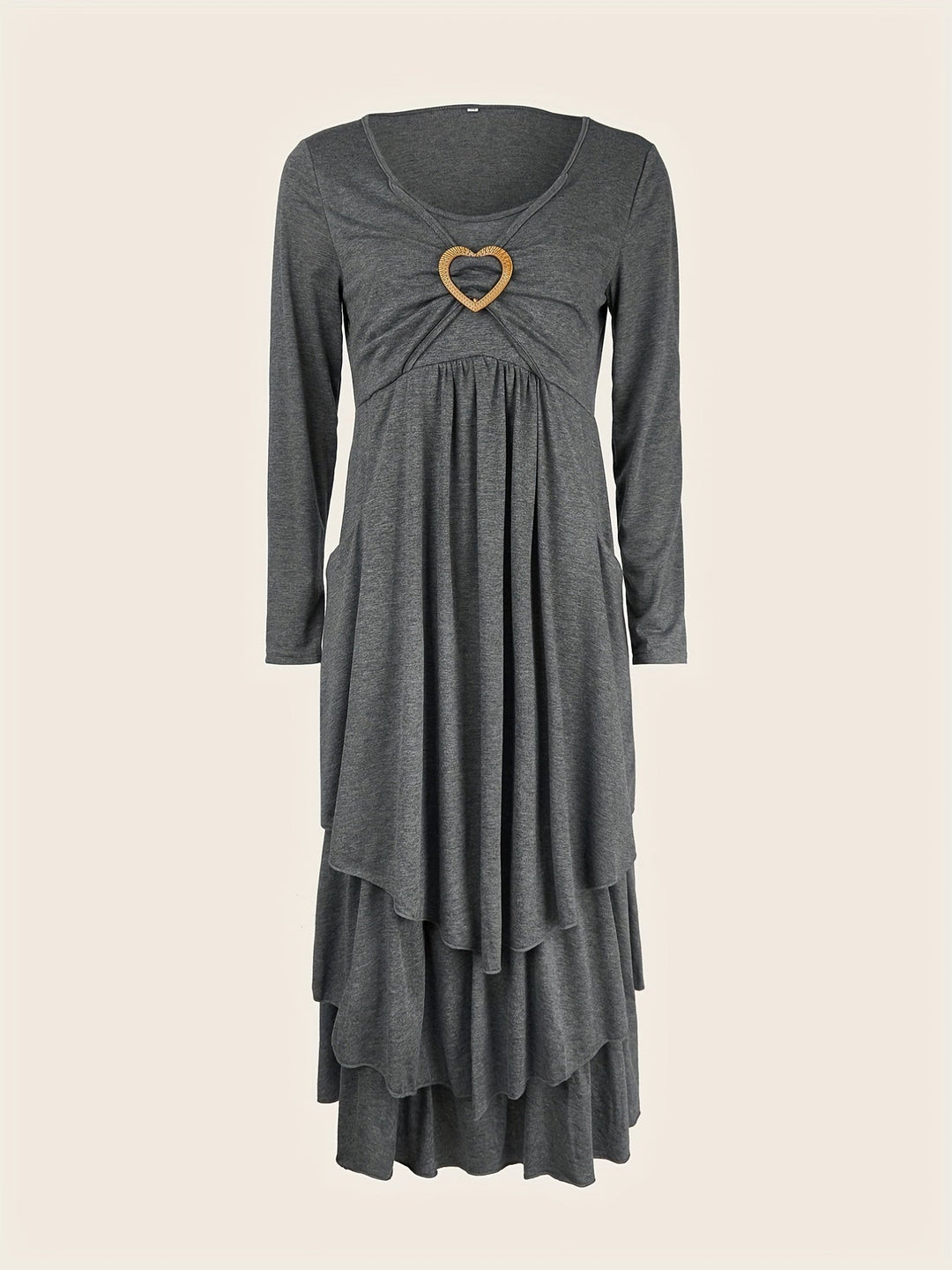 Angie™-Elegant Dress with Heart Detail