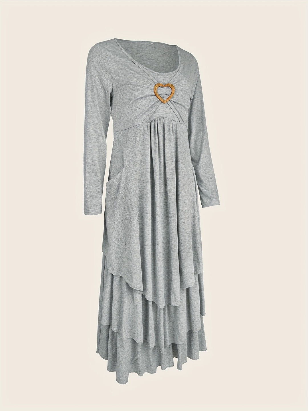 Angie™-Elegant Dress with Heart Detail