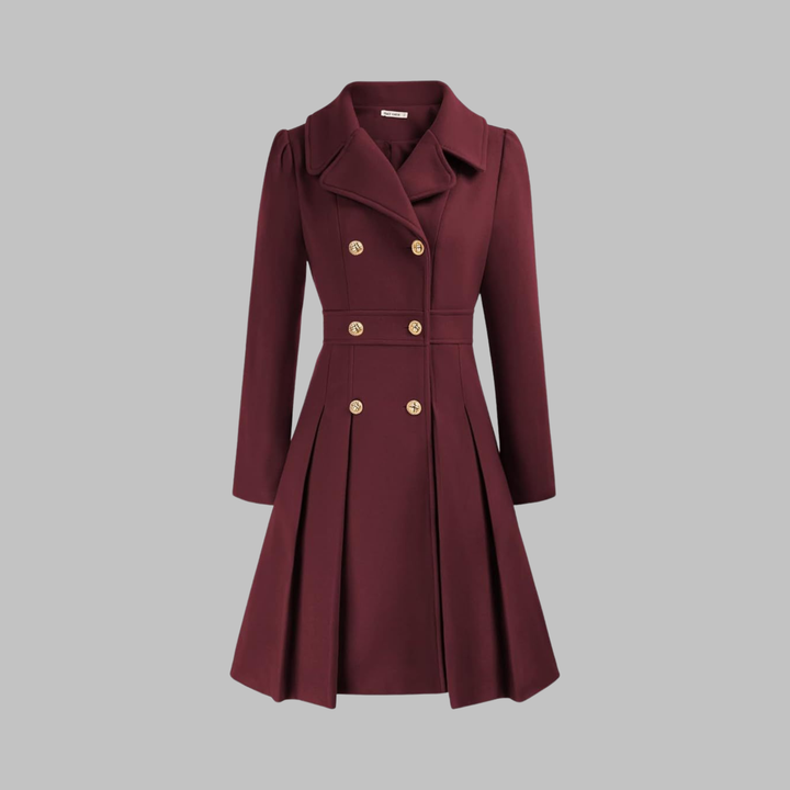Dami | Women's Fit and Flare Double-Breasted Coat