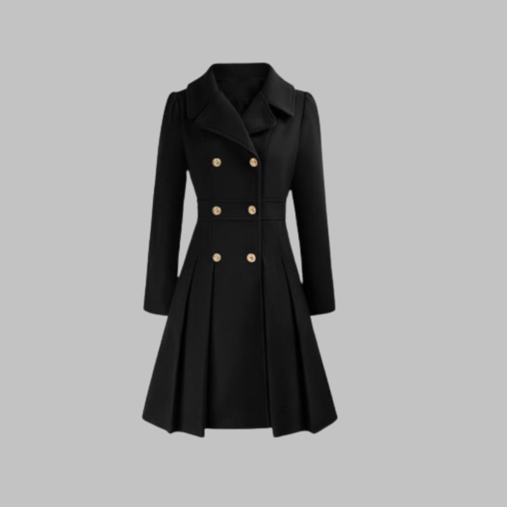 Dami | Women's Fit and Flare Double-Breasted Coat