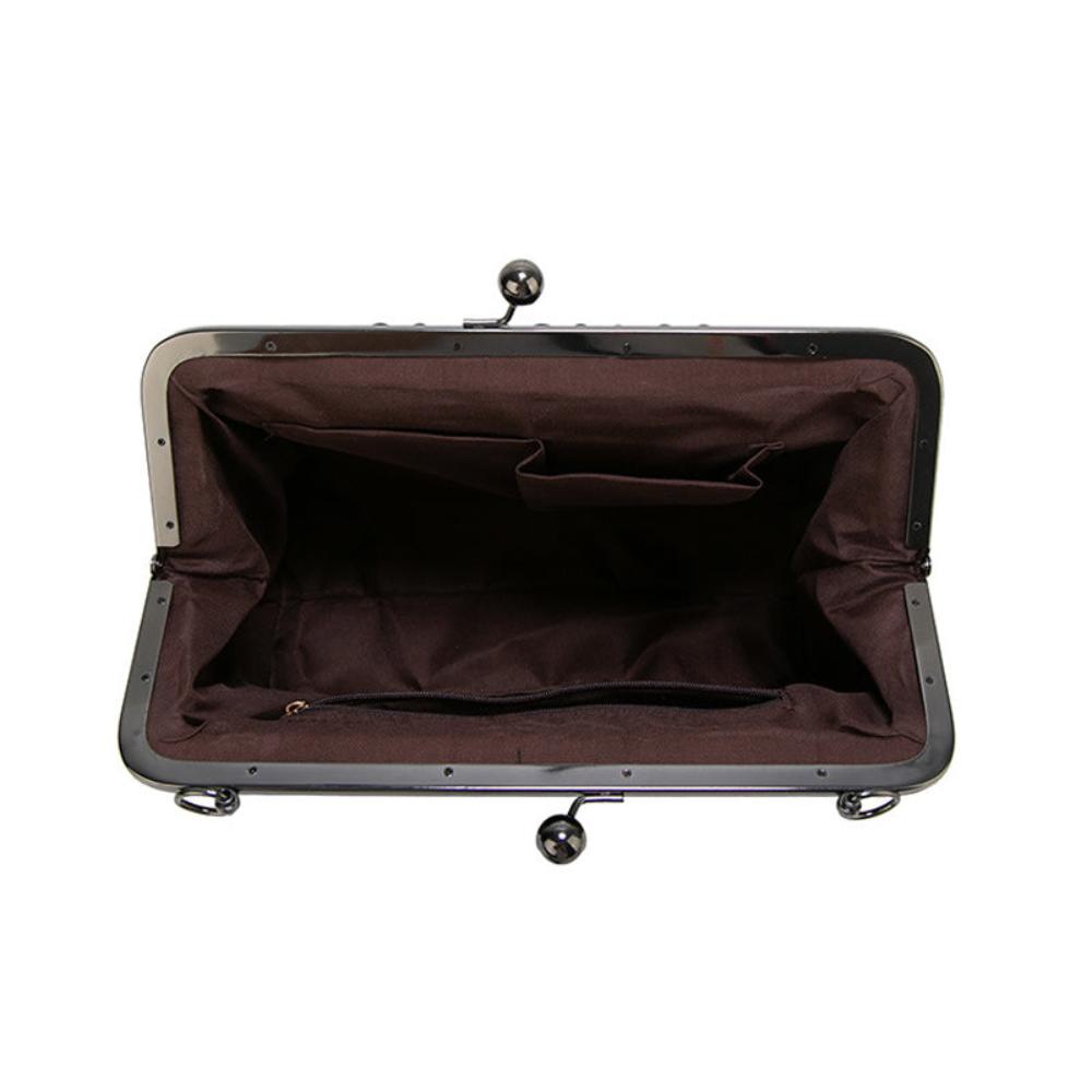 Isabeau | Women's Vintage Kiss-Lock Crossbody Handbag