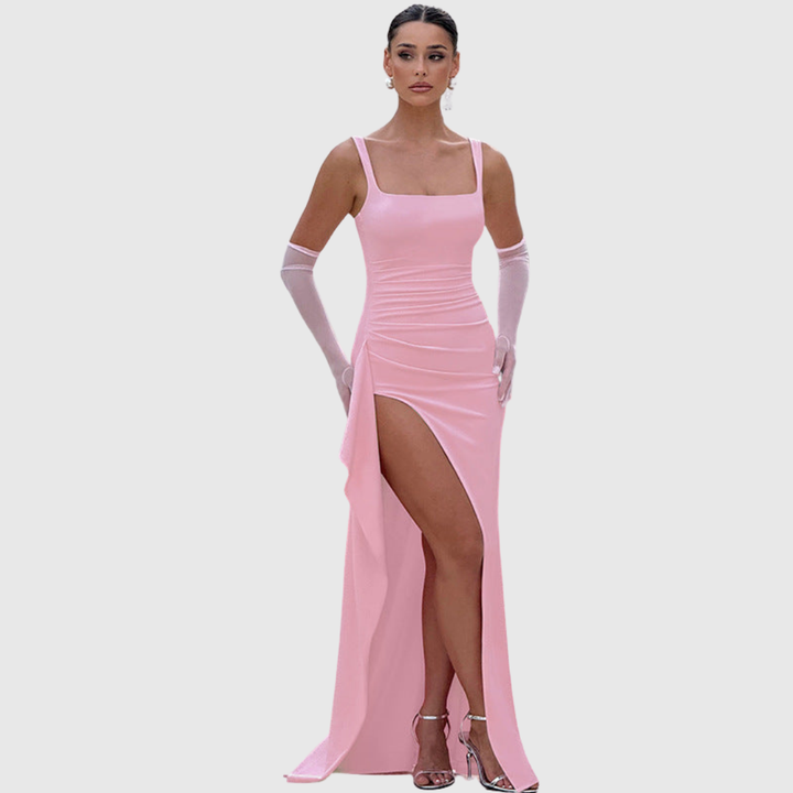 Elegant Bodycon Maxi Dress Formal Evening Gown