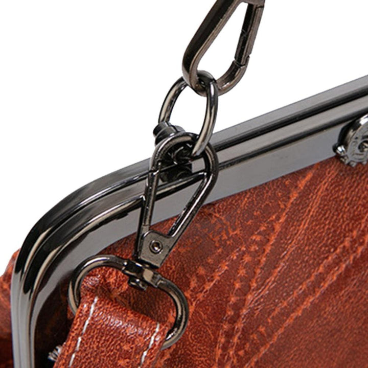 Isabeau | Women's Vintage Kiss-Lock Crossbody Handbag