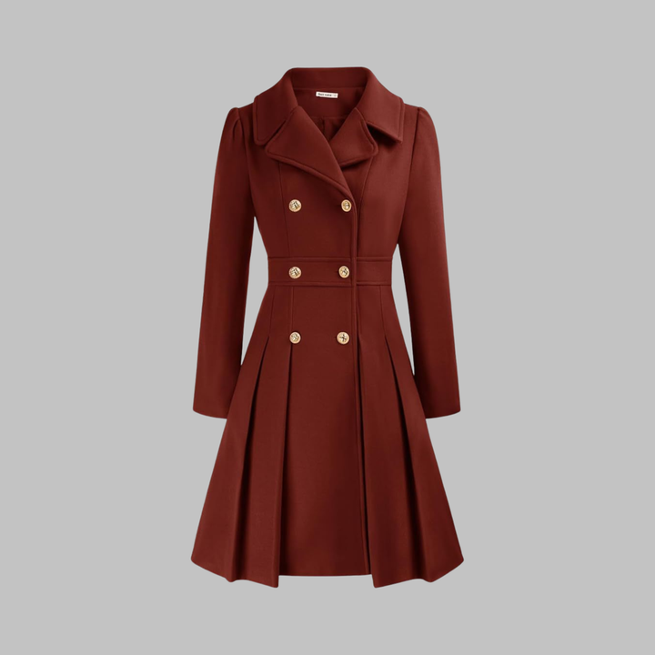 Dami | Women's Fit and Flare Double-Breasted Coat