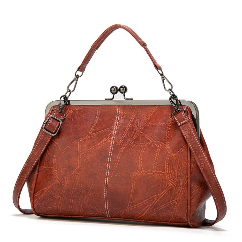 Isabeau | Women's Vintage Kiss-Lock Crossbody Handbag