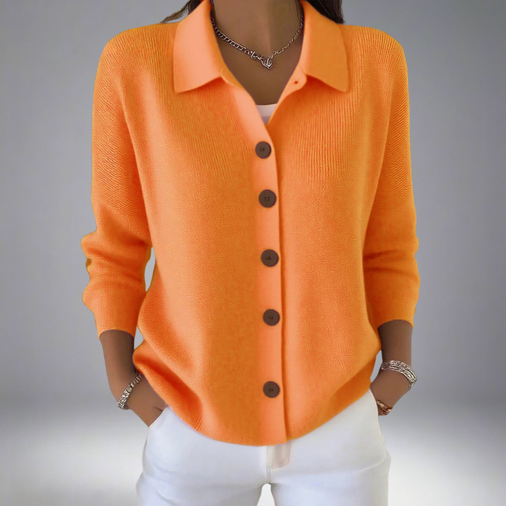 Layla™ Lapel Button Knitted Cardigan Sweater