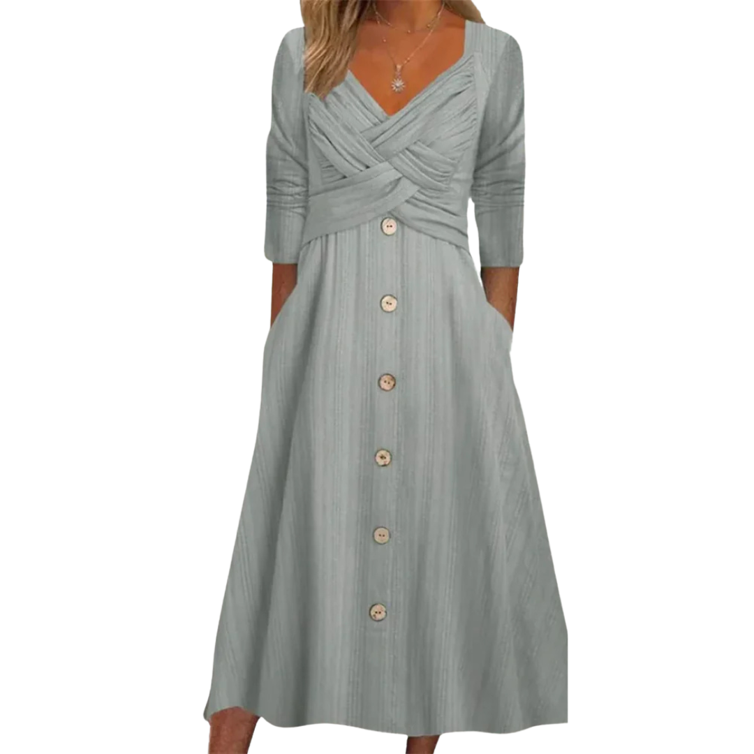 Ella™ | Elegant Tummy Coverage Dress