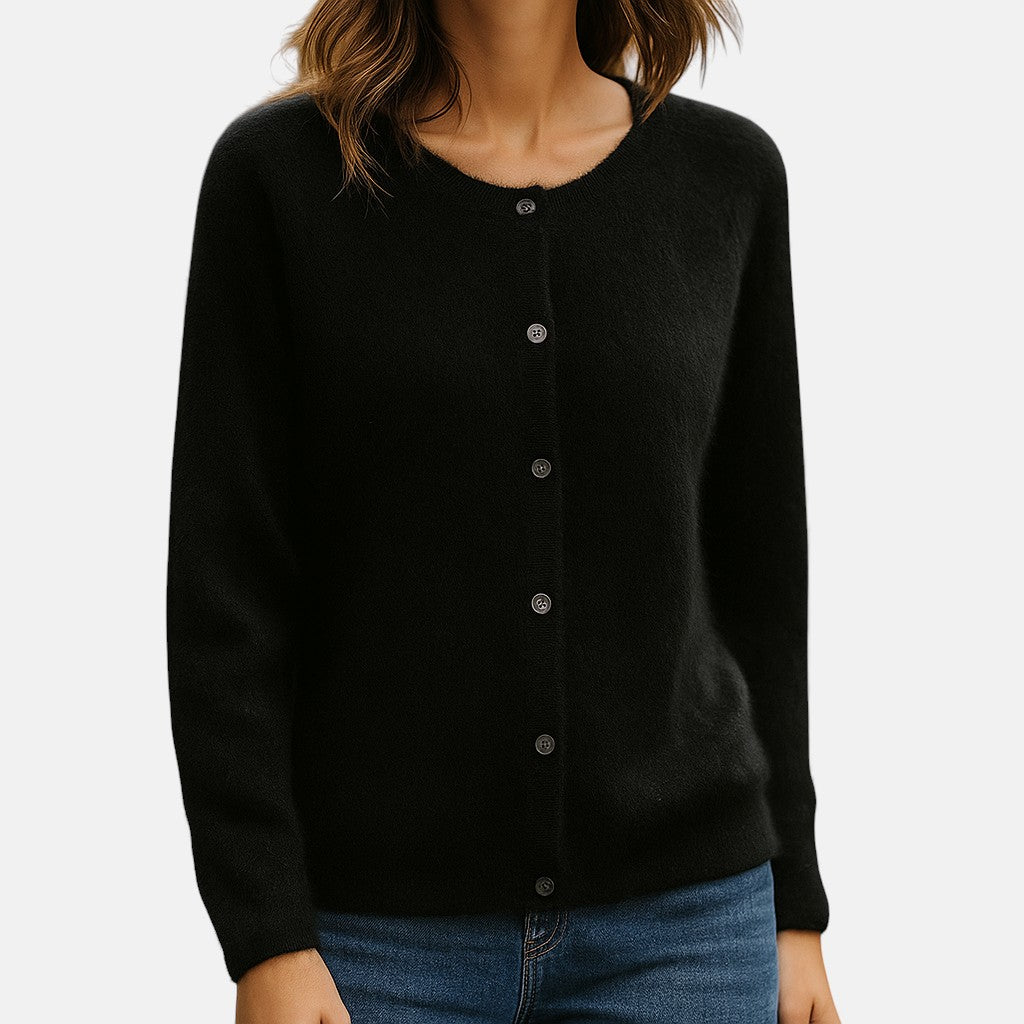 Nivola | Women's Button-Up Crew Neck Cardigan