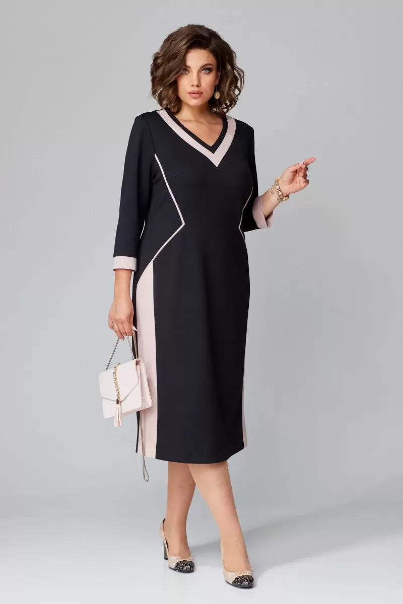 Fenna | Elegant V-Neck Dress