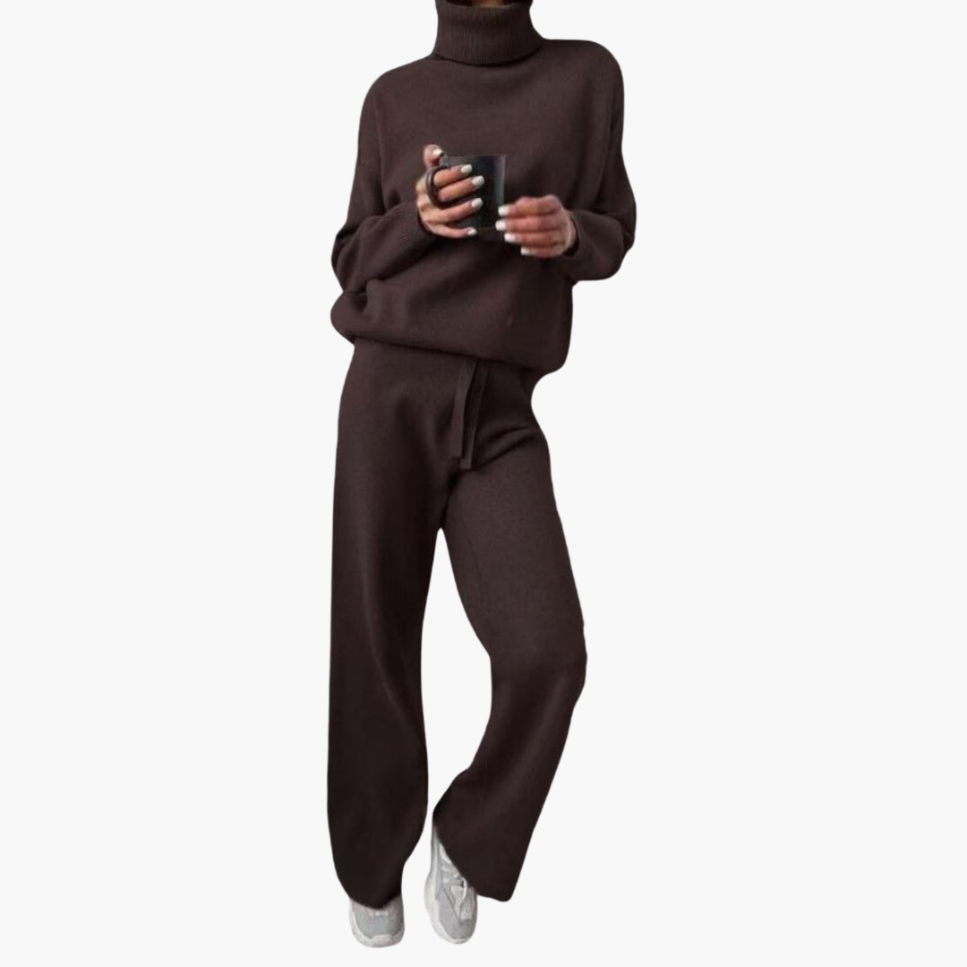 Marisa | Women's Turtleneck Sweater Lounge Set