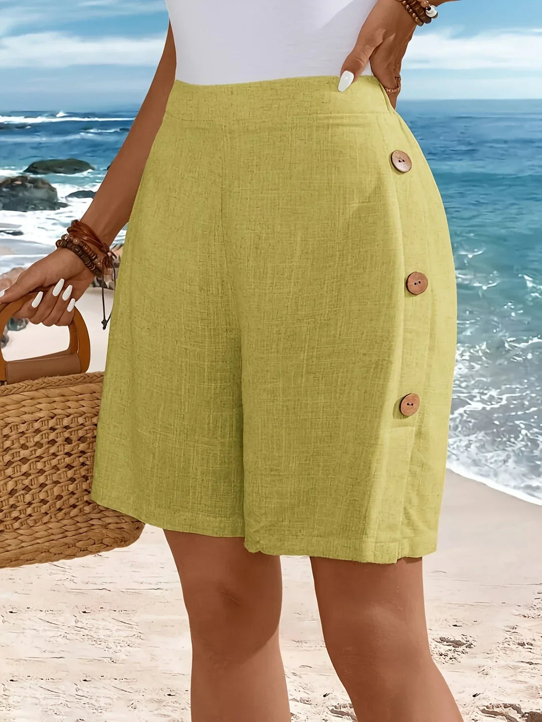 Cesca™ - Comfortable Shorts With Buttons