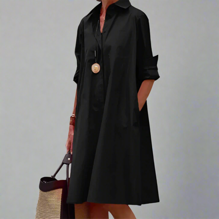SANDRA | ELEGANT CASUAL POLO DRESS