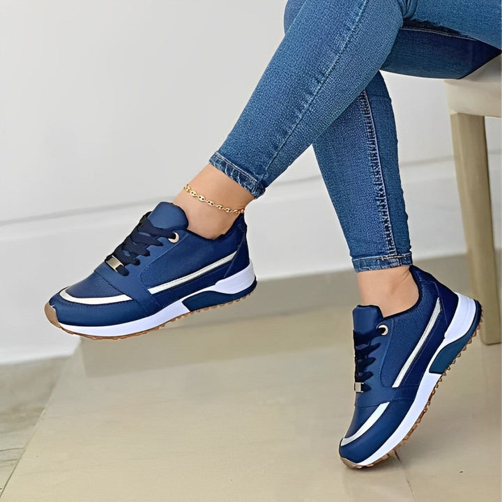 Leah | Women's Lightweight Lace-Up Walking Sneakers