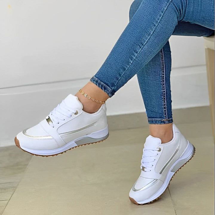 Leah | Women's Lightweight Lace-Up Walking Sneakers
