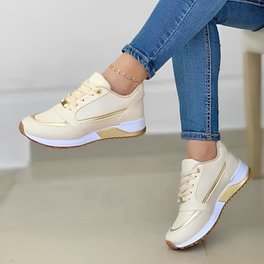 Leah | Women's Lightweight Lace-Up Walking Sneakers