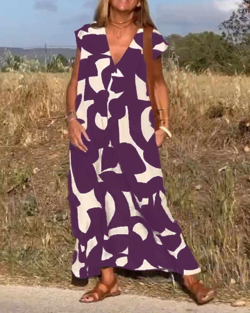 Kendall - Relaxed Abstract Dress
