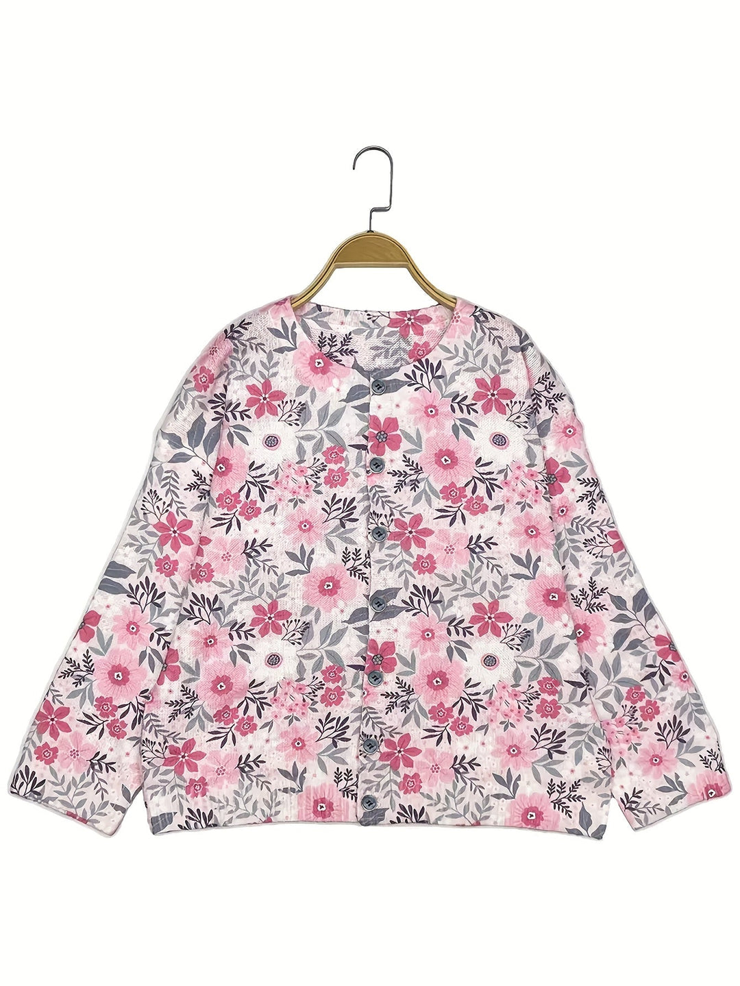 Fiona-Floral Print Cardigan