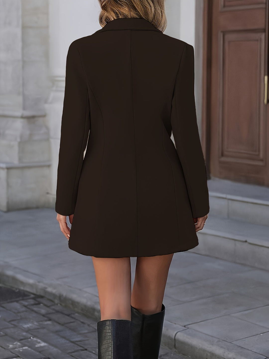 Odalys | Women's Waist-Cinching Long Tailored Jacket