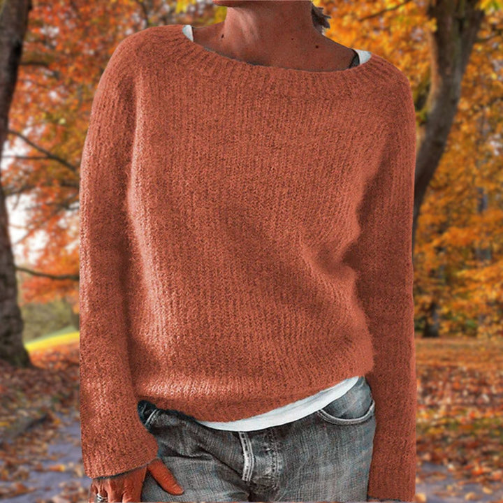 Sylvie | Women's Boat Neck Layered Knit Sweater