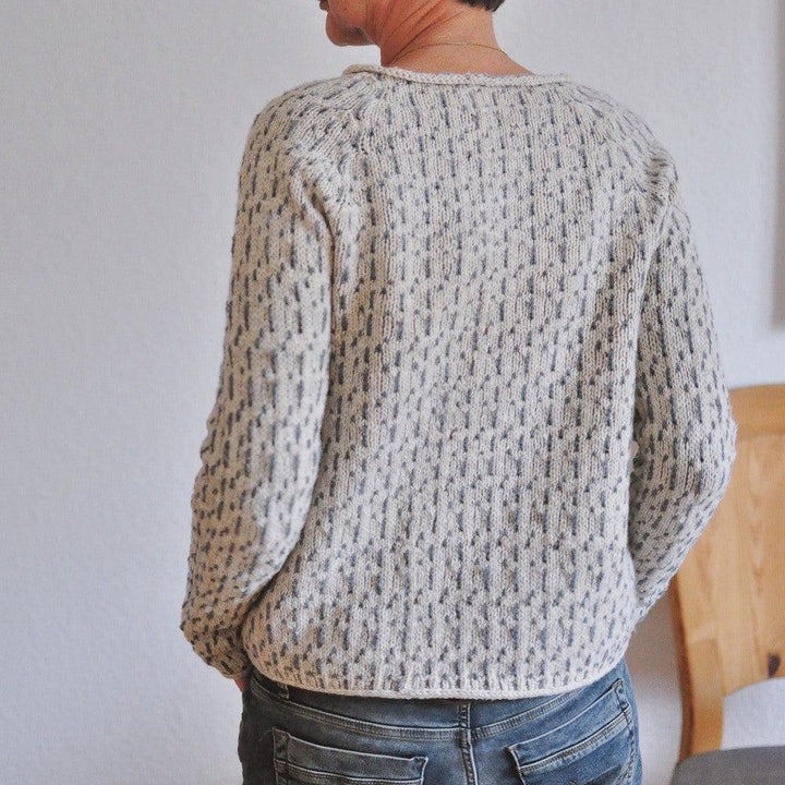 Sorynith | Women's Marled Boat Neck Knit Sweater
