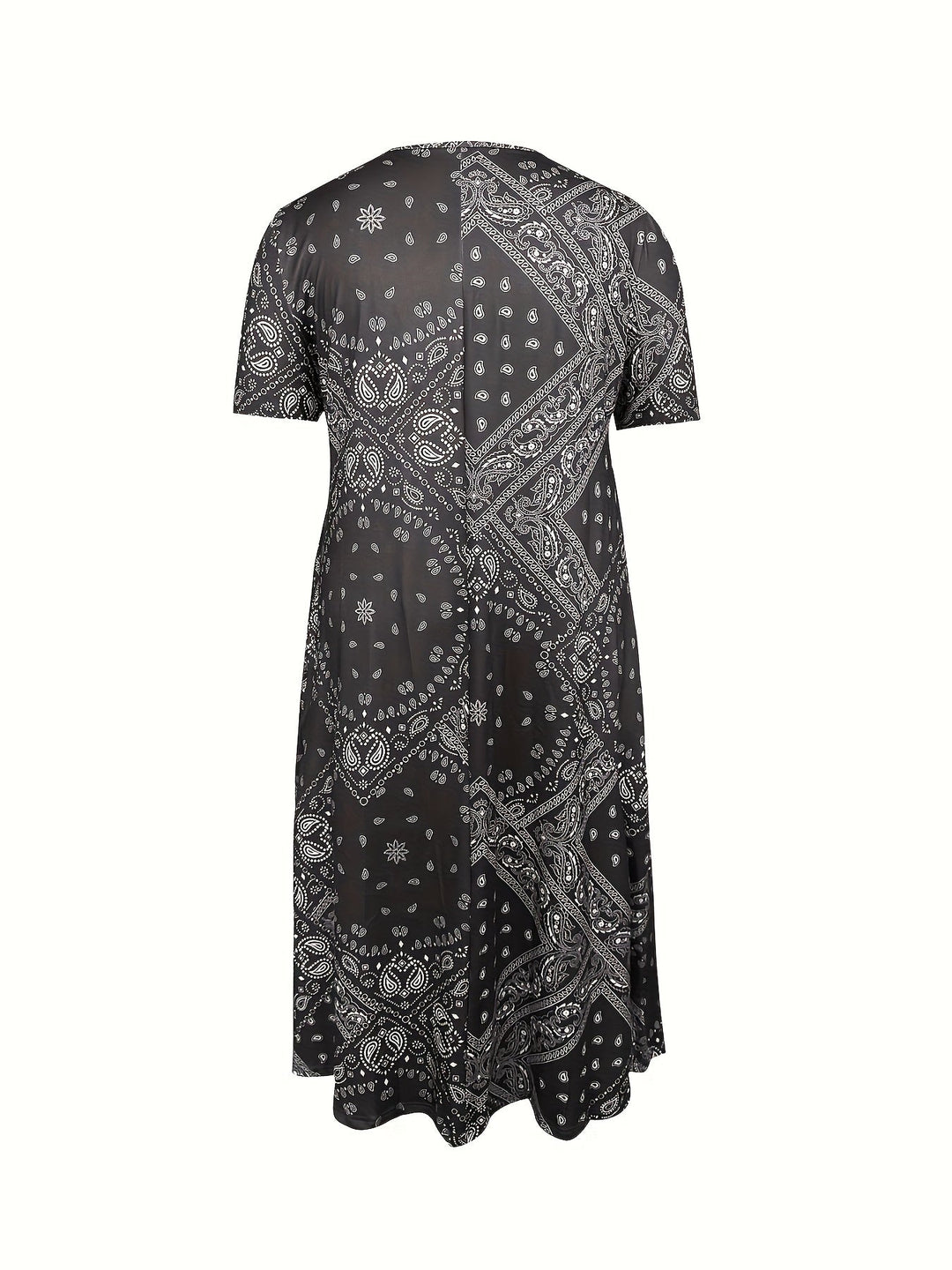 Cassie™-Casual Paisley Print Dress