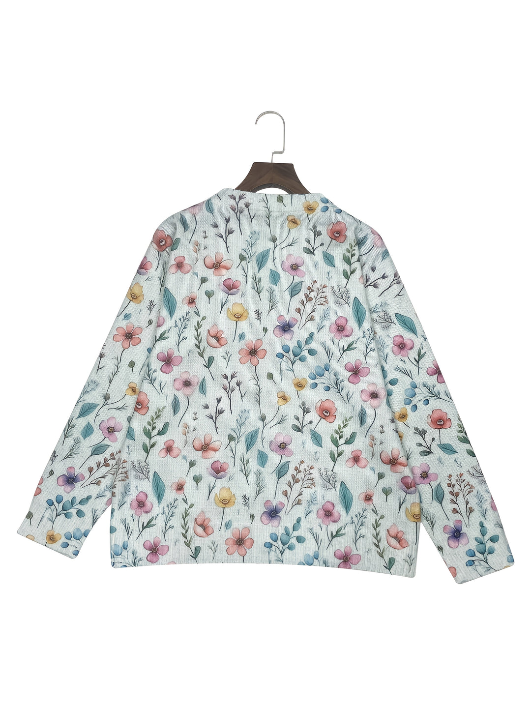 Fetiya-Floral Print Cardigan