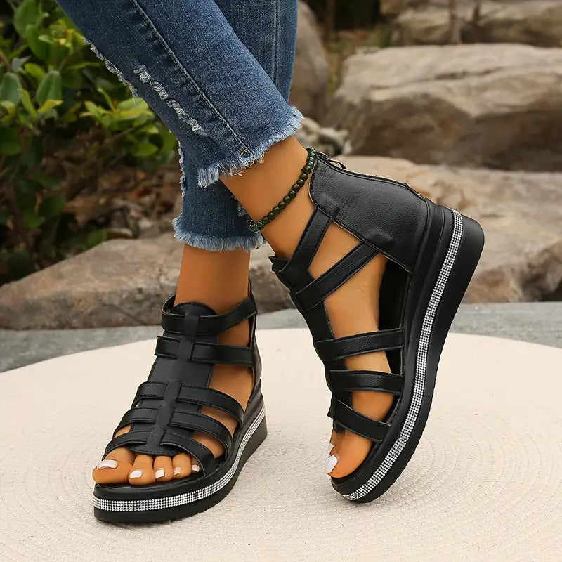 CHELSEA - Elegant Wedge Sandals