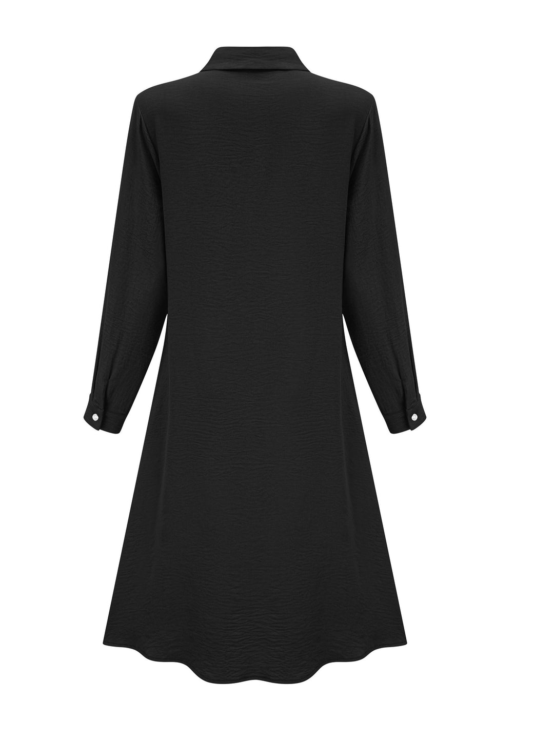 Paloma™-Plain Colour Button Front Shirt Dress