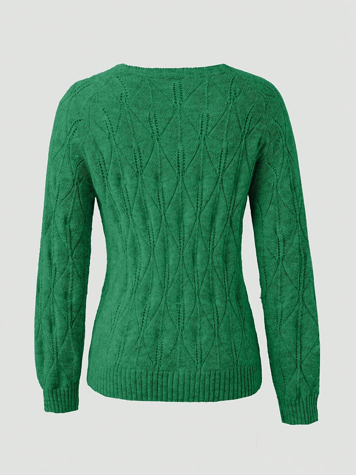 Jolene | Women's Faux Mink Pearl Button Cardigan
