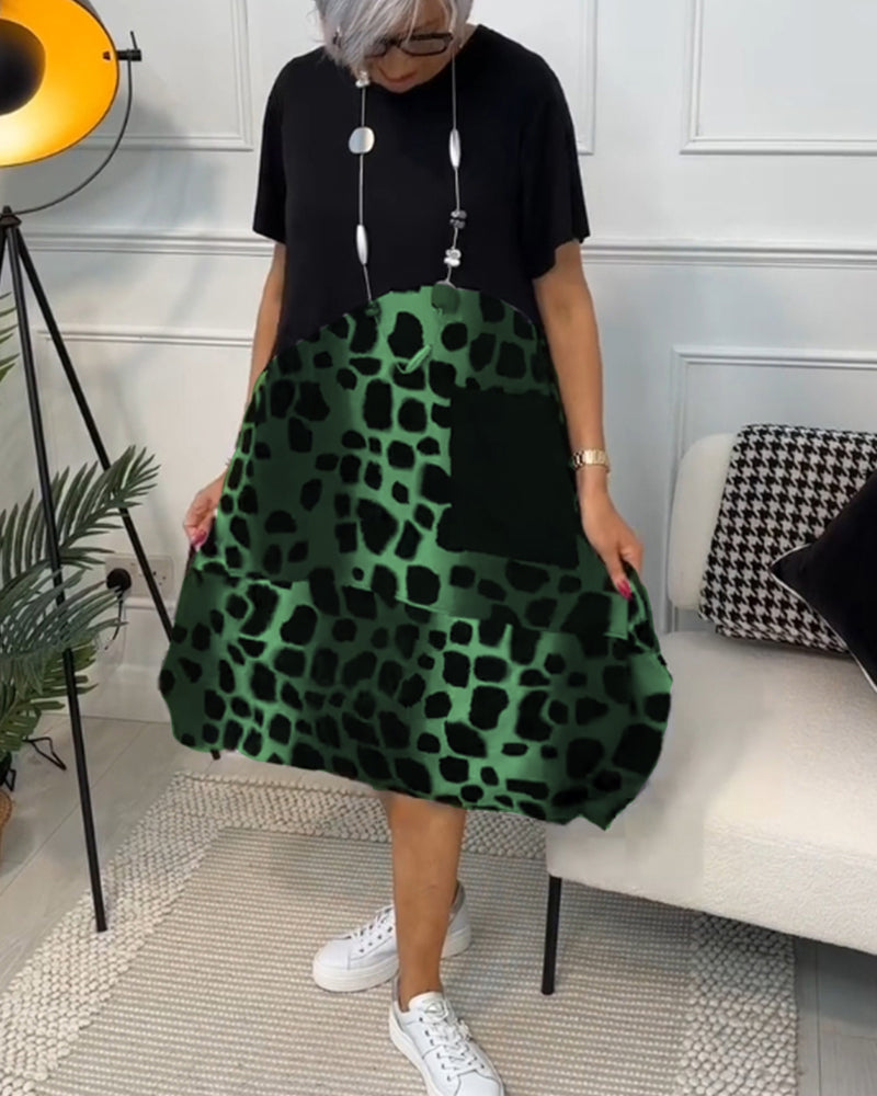 Sherlene - Leopard Print Dress